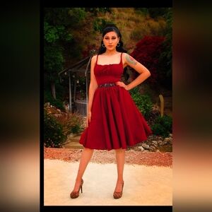 EUC PUG Holly In Burgundy